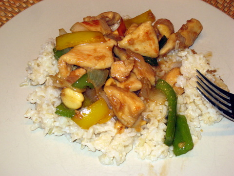 Ready to eat on Brown Rice