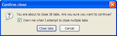 36 tabs